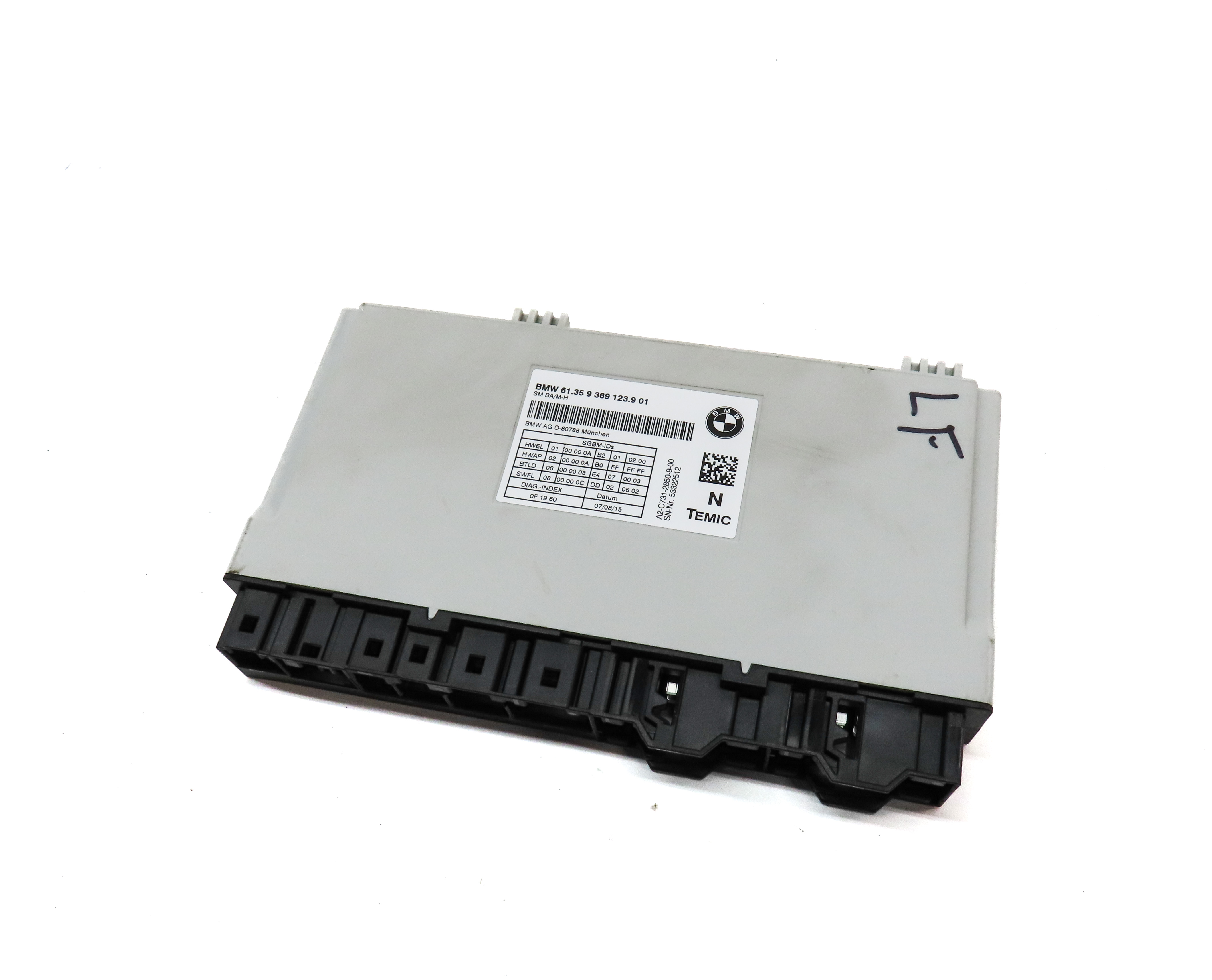 12-19 BMW 328i 335i 535i 550i 750i M5 M6 X3 X4 FRONT LEFT DRIVER SEAT MODULE — exact item pictured
